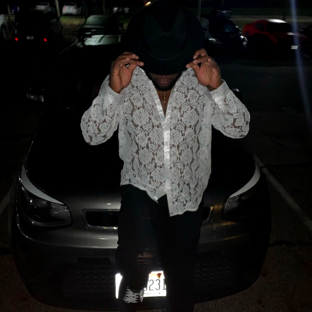 Men's 2X Jogal See through Lace shirt